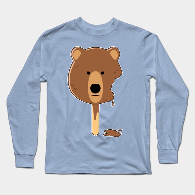 Bear Ice Cream Long Sleeve T-Shirt by ArtDiggs